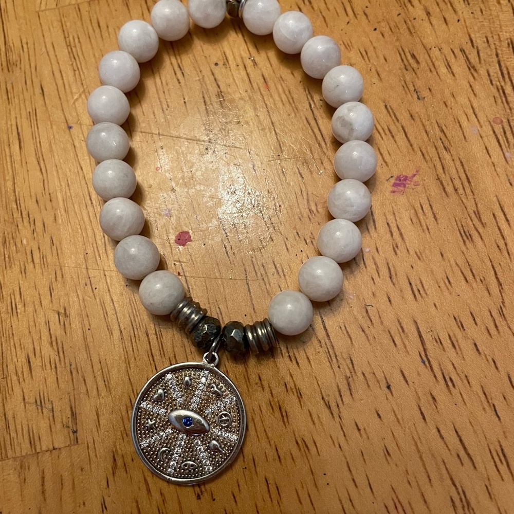 T Jazelle Bracelet with Evil Eye Charm
